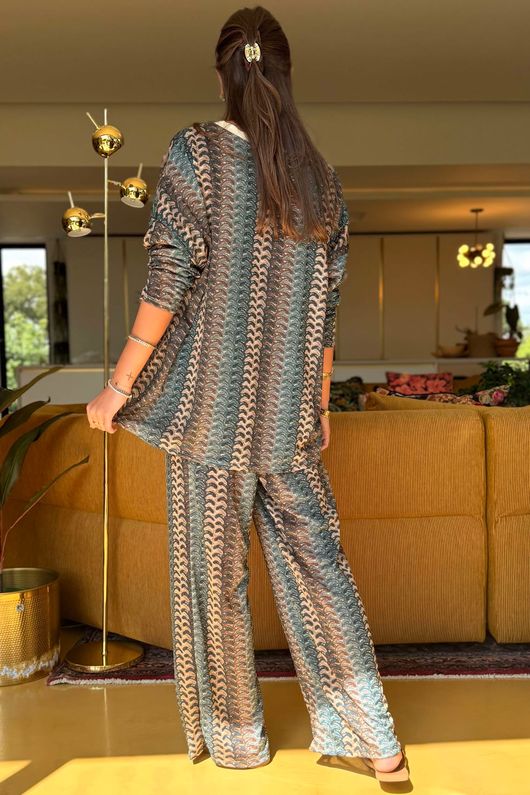 Laundry B Monaco Co ord Set Deep Teal /15 =